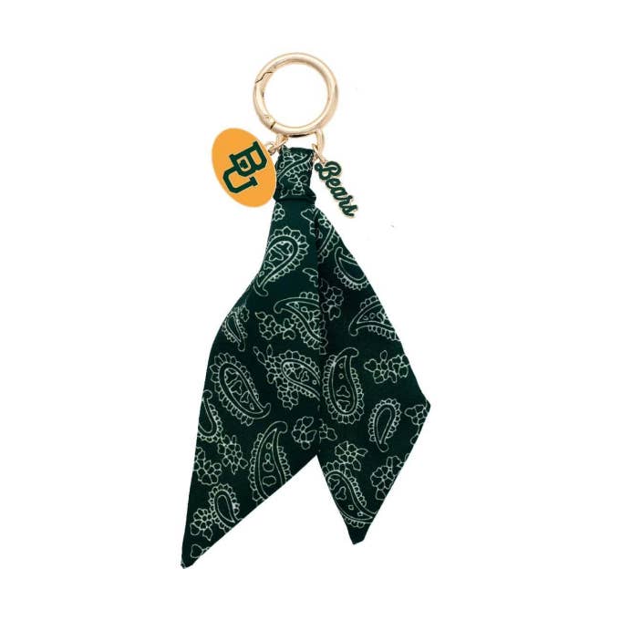 Baylor Bears Logo Bandana Bag Charm