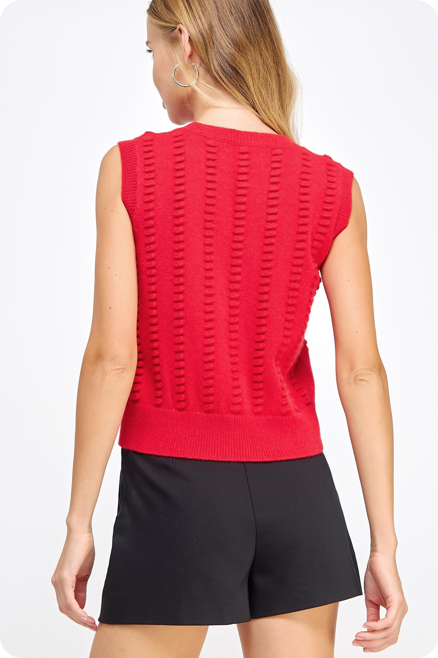 Red Sweater Vest