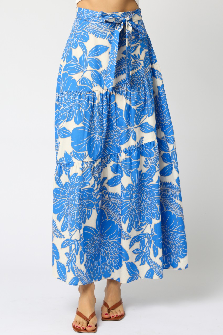 Elena Floral Maxi Skirt