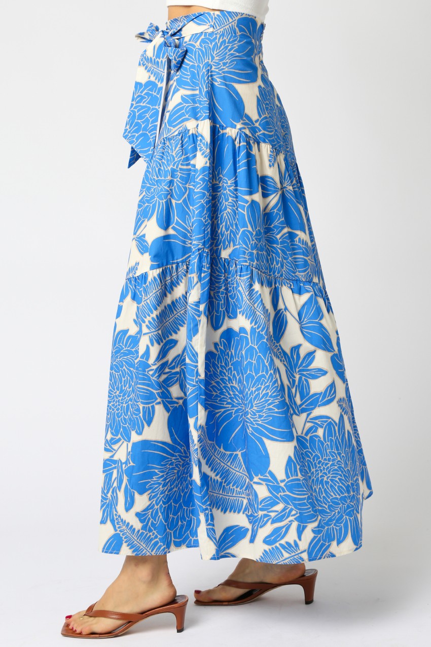 Elena Floral Maxi Skirt