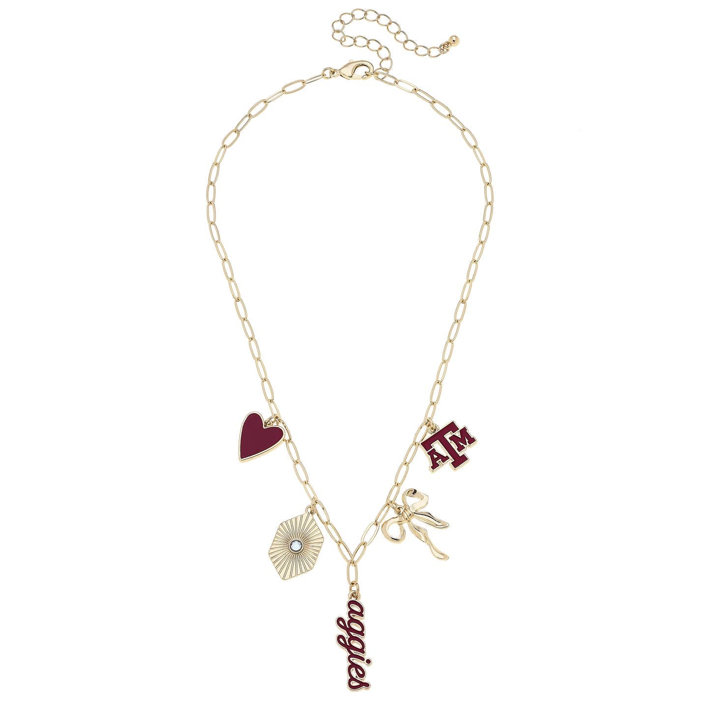 Aggies Paper Clip Necklace