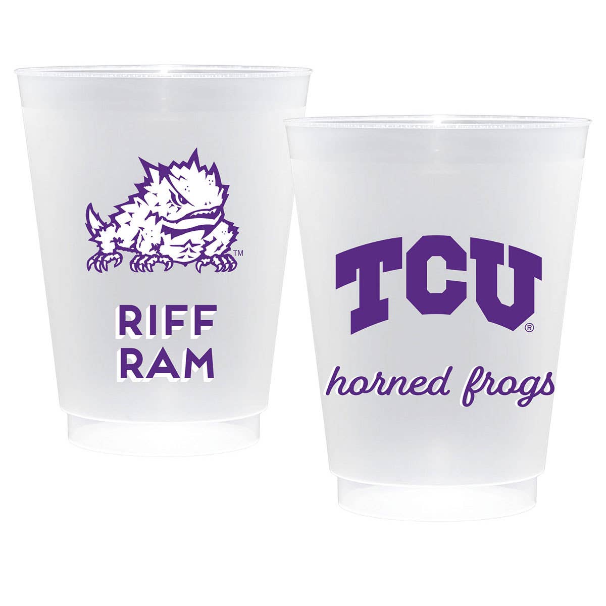 TCU Frost Flex Plastic Cup