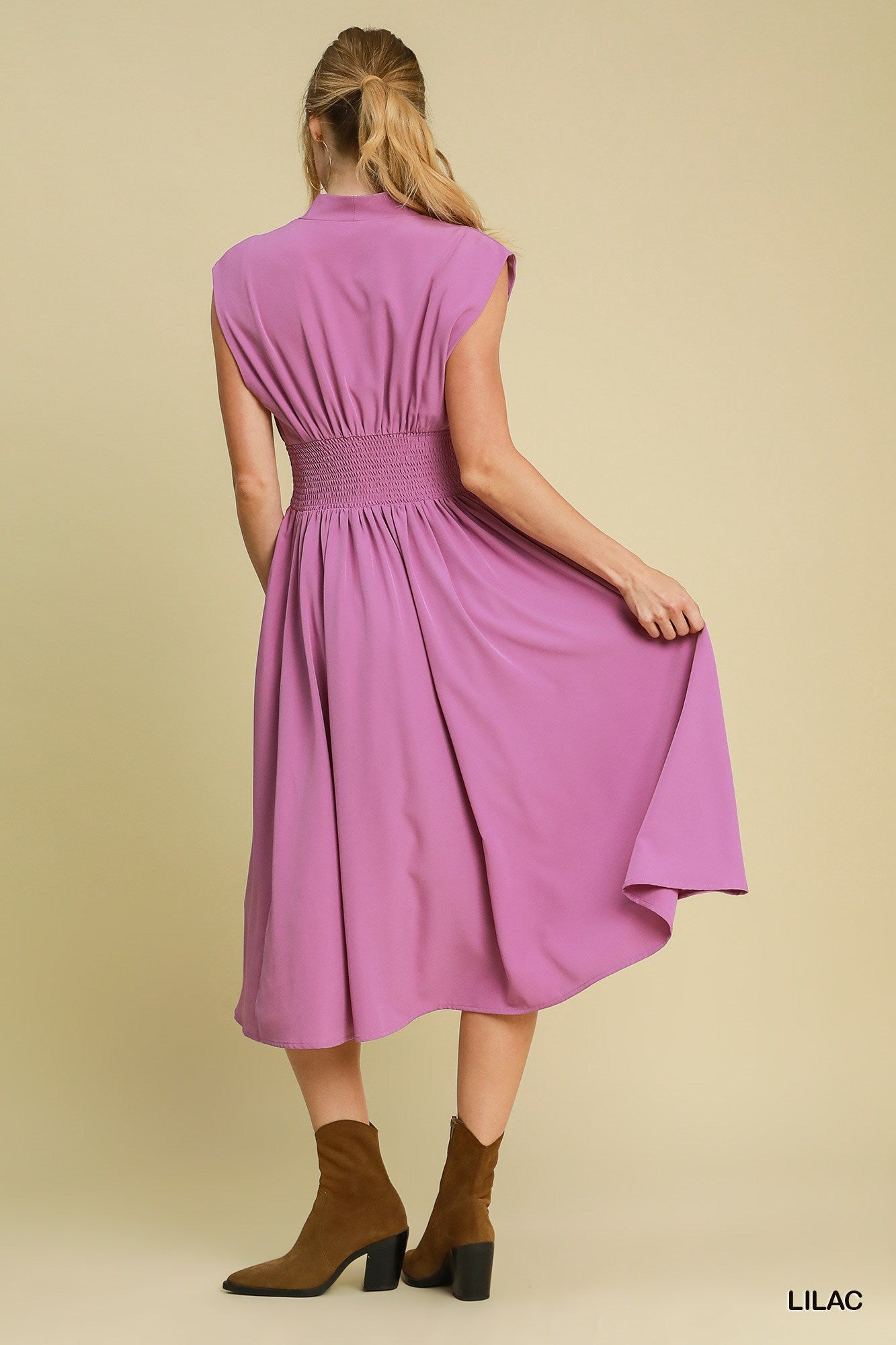 Lavender Zipper Dress