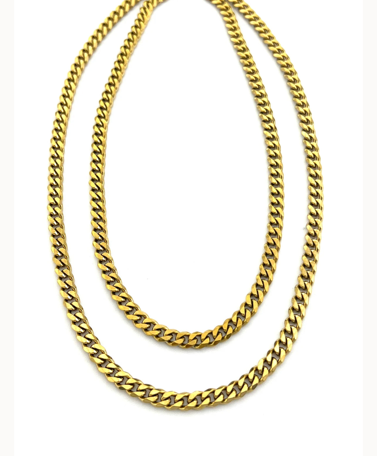 Double Stacked Chain Necklace