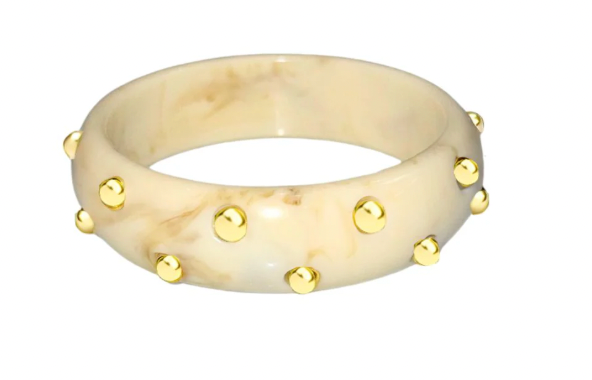 Ivory Studded Bangle