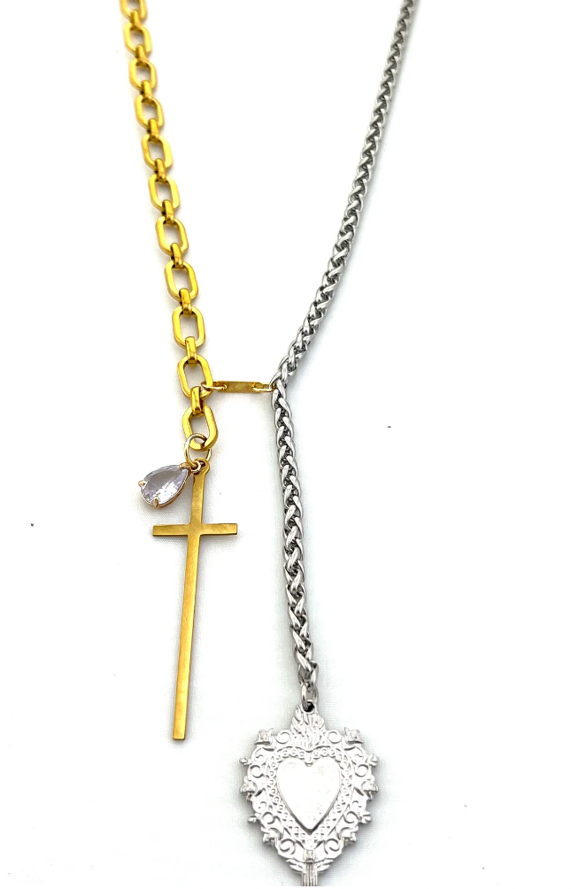 Mason Mixed Metal Necklace