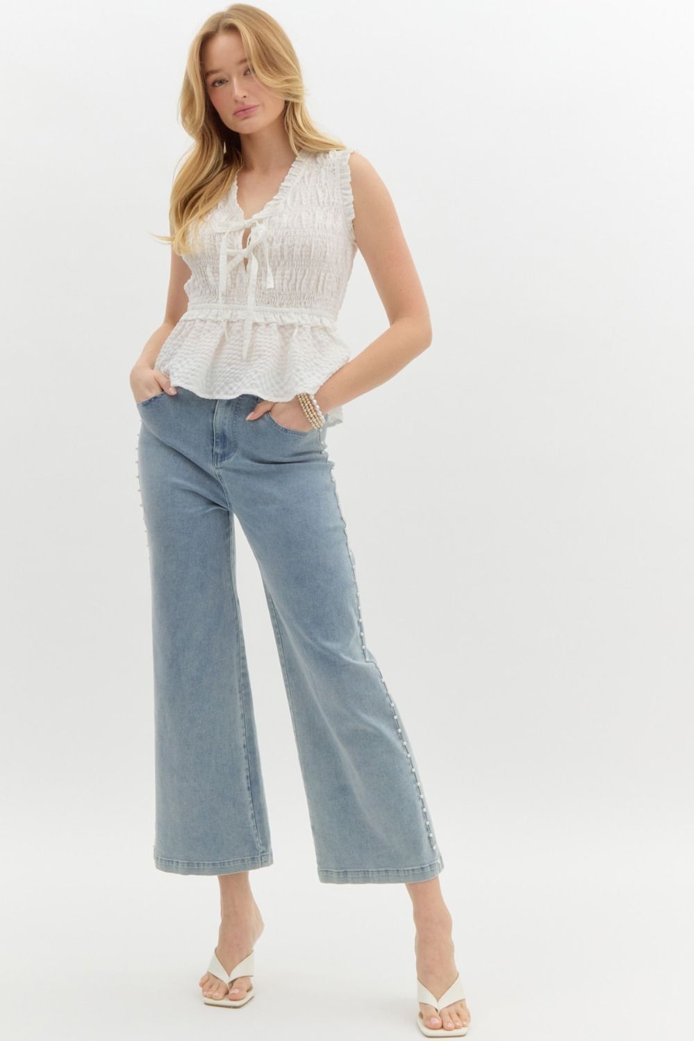 Denim Pearl Jeans