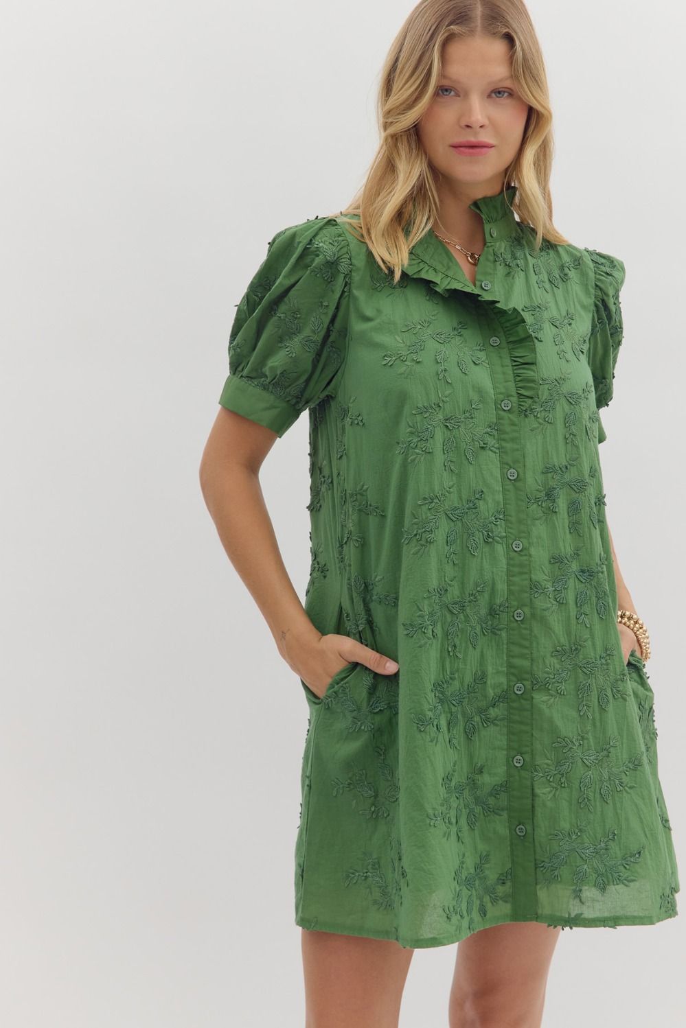 Green Mini Dress
