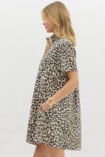 Leopard Print Mini Dress