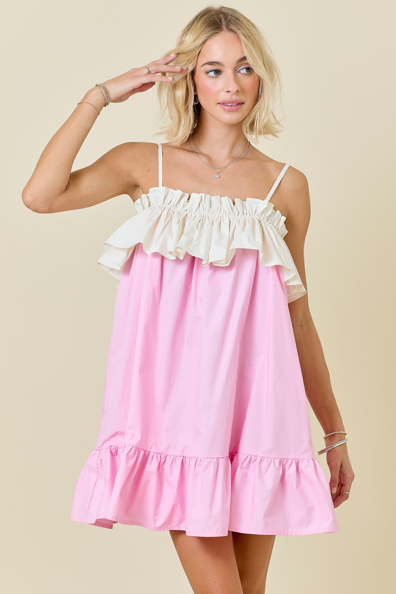 Babydoll dress Lt. Pink