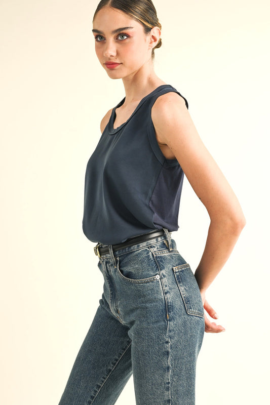 Navy Tank Top