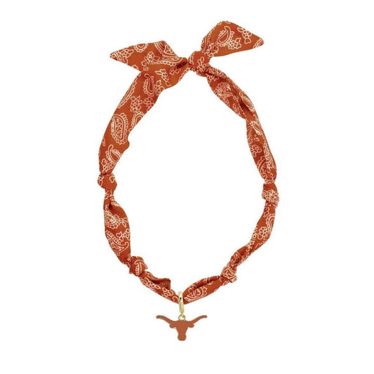 Longhorns Bandana Scarf Necklace