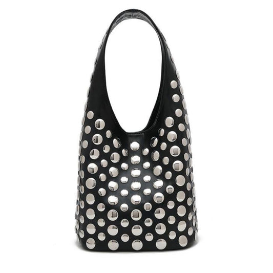 Black Stefani Studded Bag