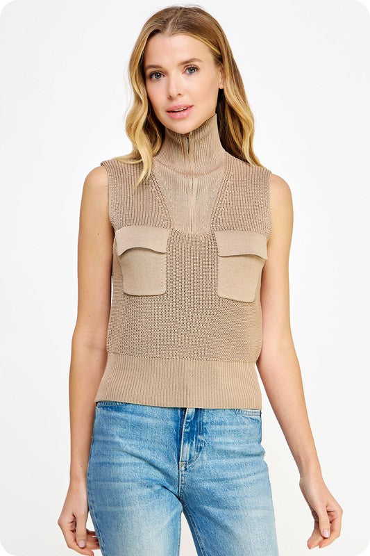 Taupe Knit Short Set