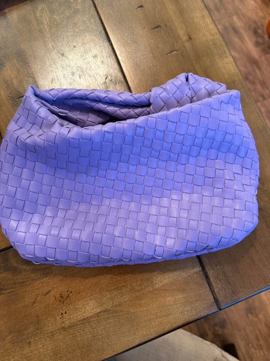 Lavender Woven Purse