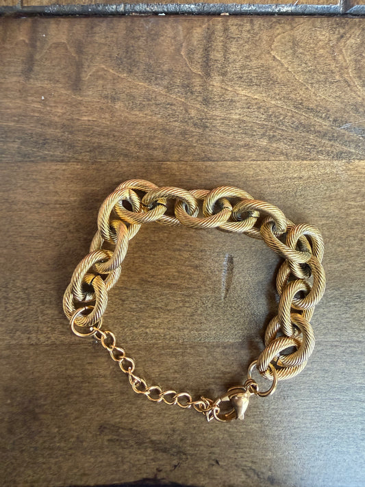 Gold Link Bracelet