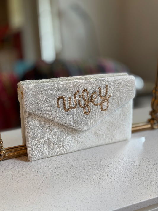 Wifey Envelope Clutch