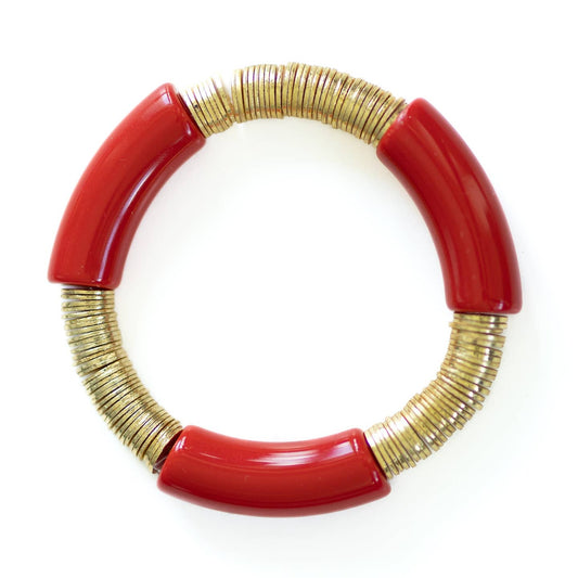 Red and Gold Bracelet