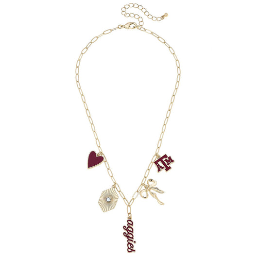 Aggies Paper Clip Necklace