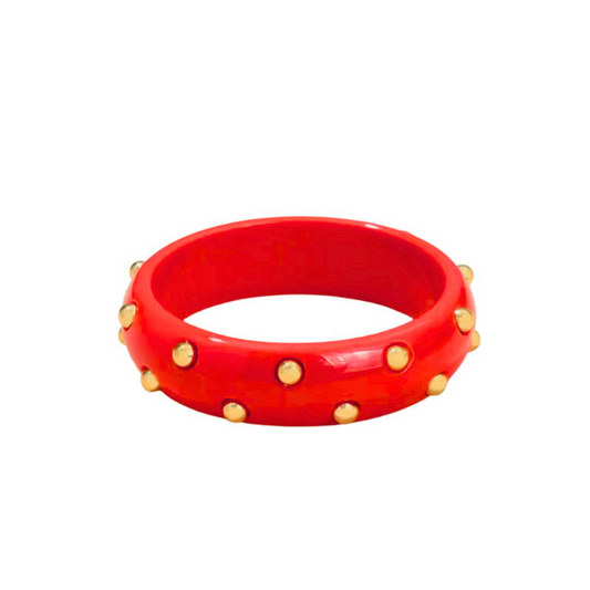Red Studded Bangle