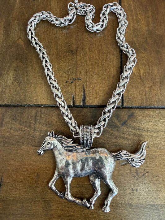 Chunky Horse Necklace