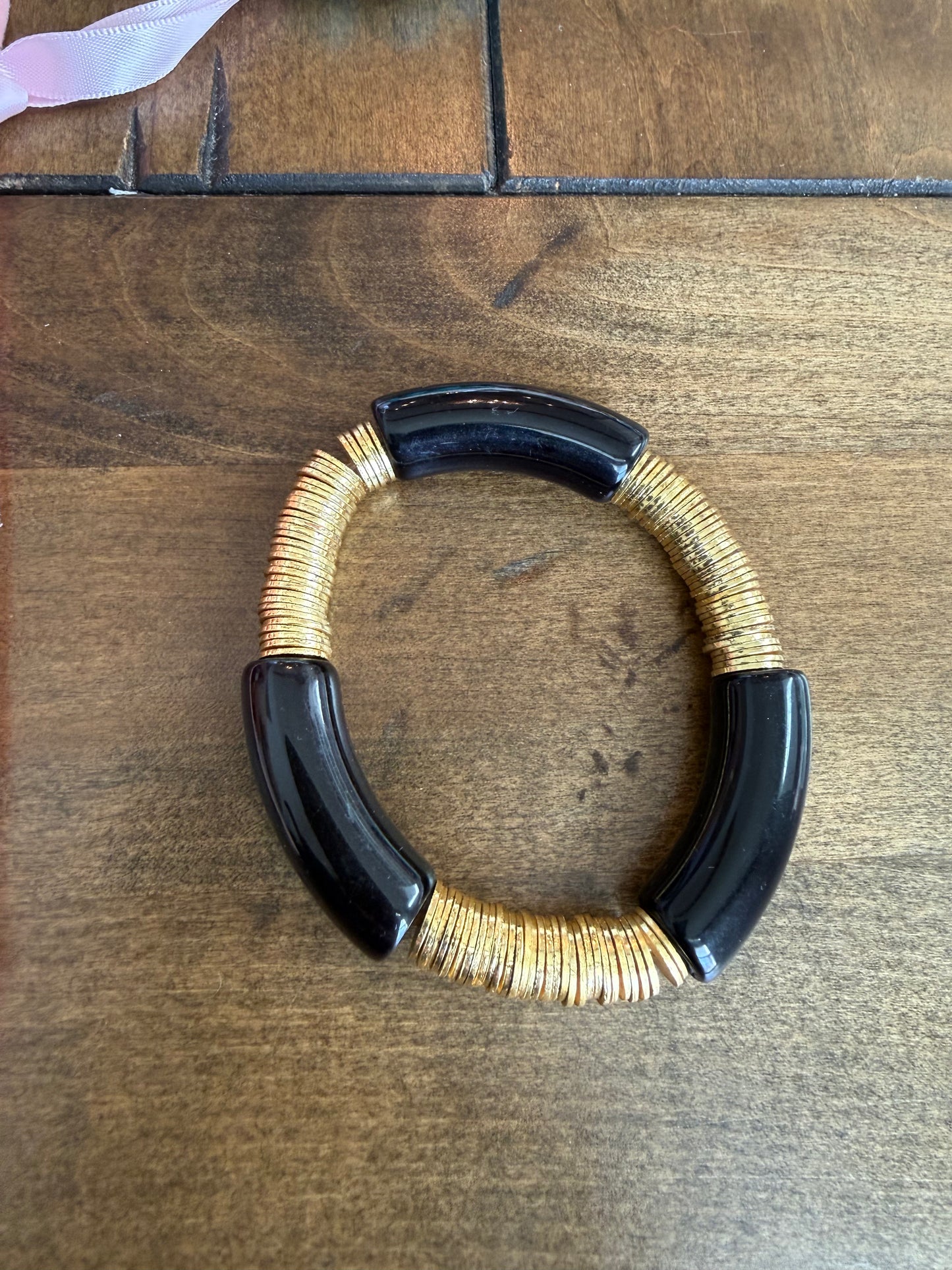 Black and Gold Bracelet