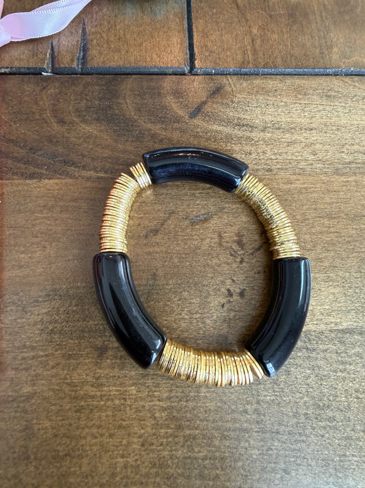 Black and Gold Bracelet