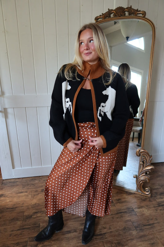 Horse Knit Cardigan