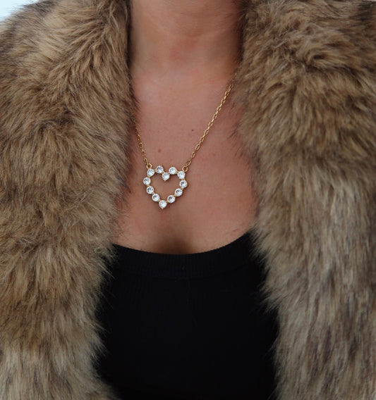 Heart Diamond Necklace