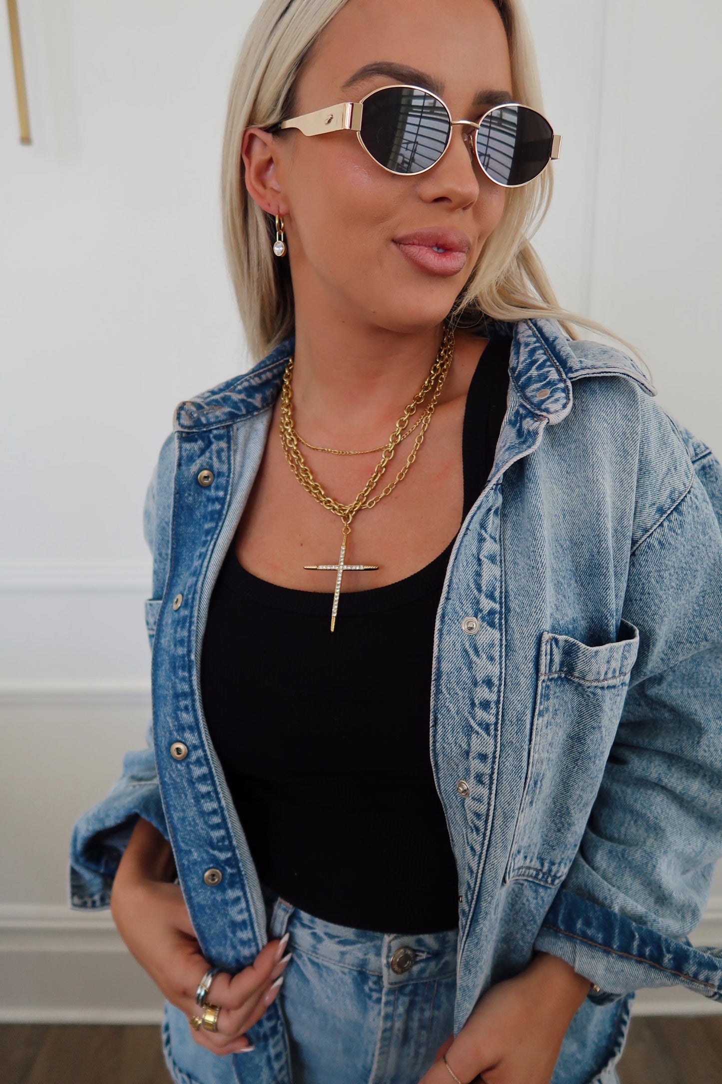 Large Cross Necklace