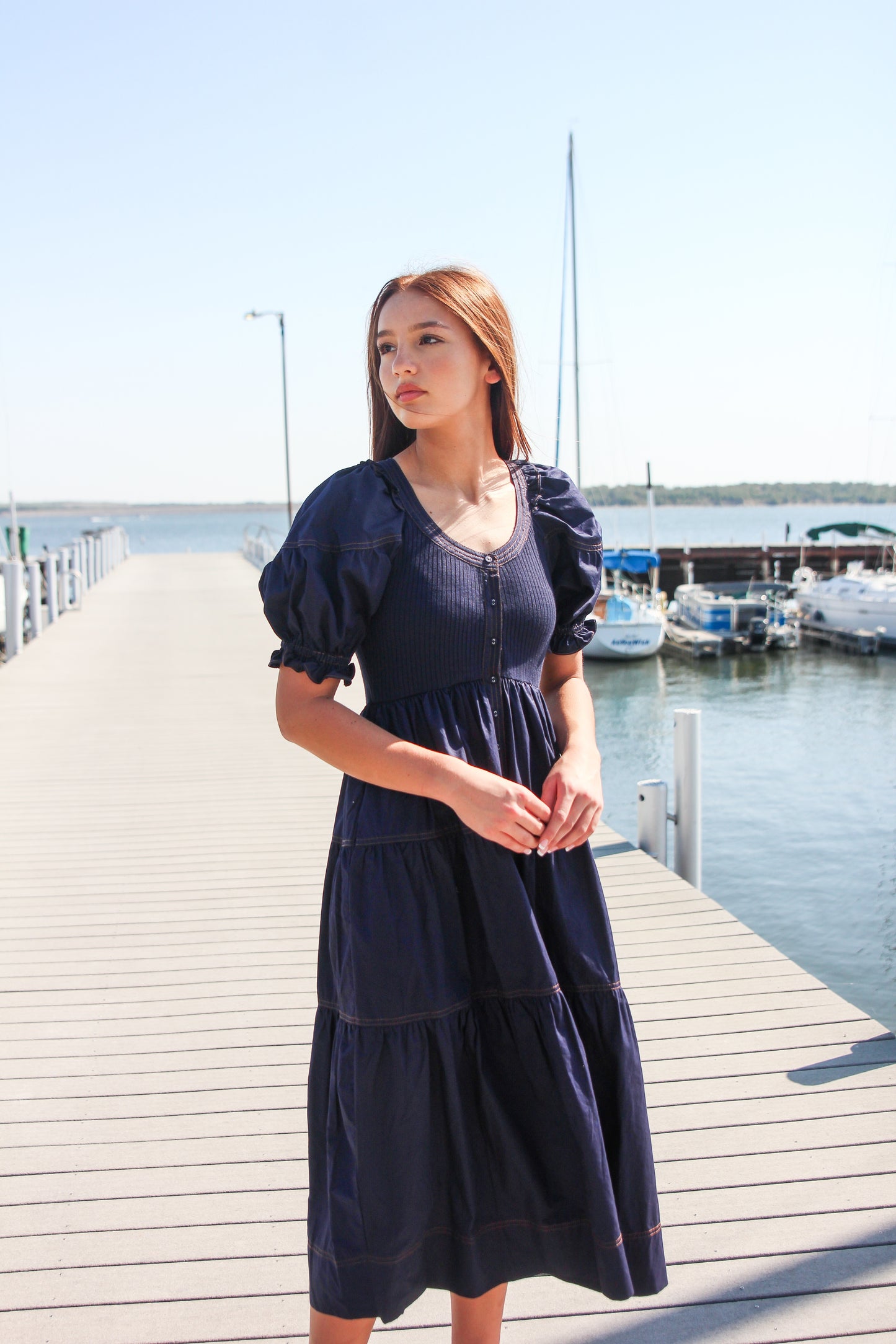 SL navy dress