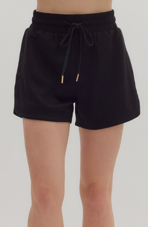 Black Lounge Shorts
