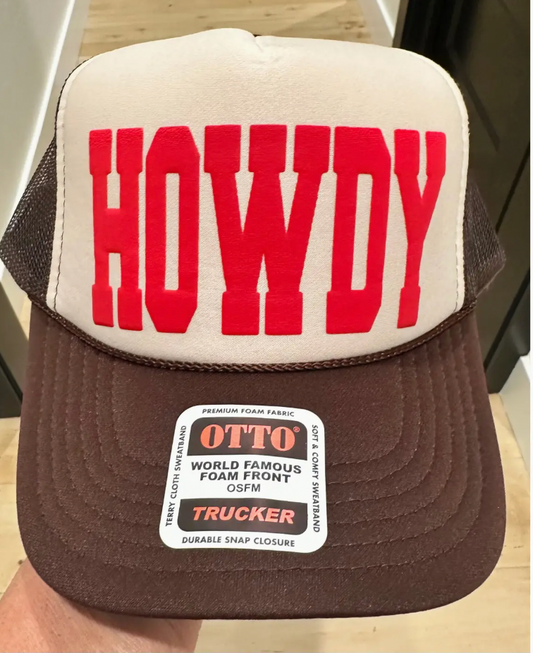 Red Howdy Hat