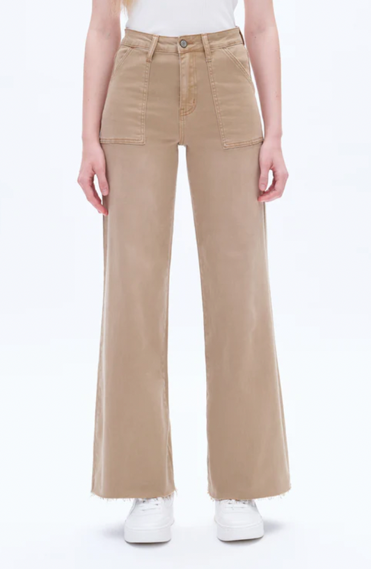 Khaki High Rise Jeans