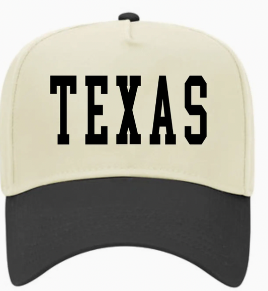 Black TEXAS Hat