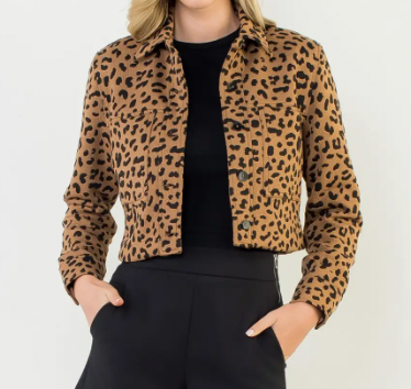 Chopped Cheetah Jacket