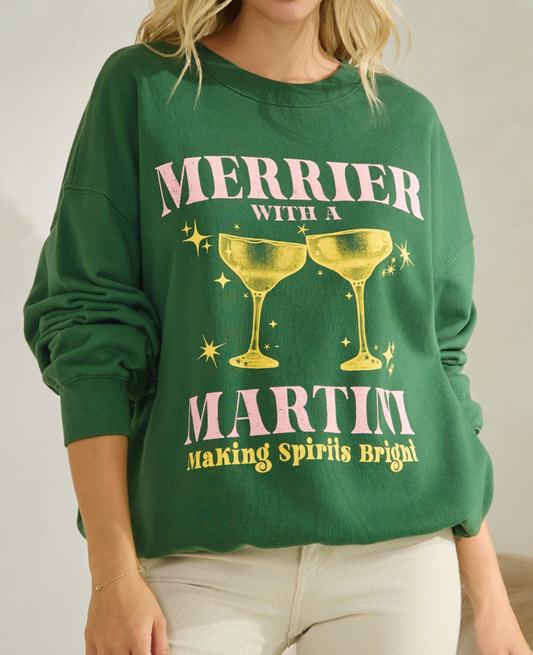 Merry Martini Sweatshirt
