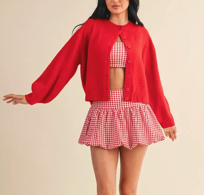 Red Cardigan