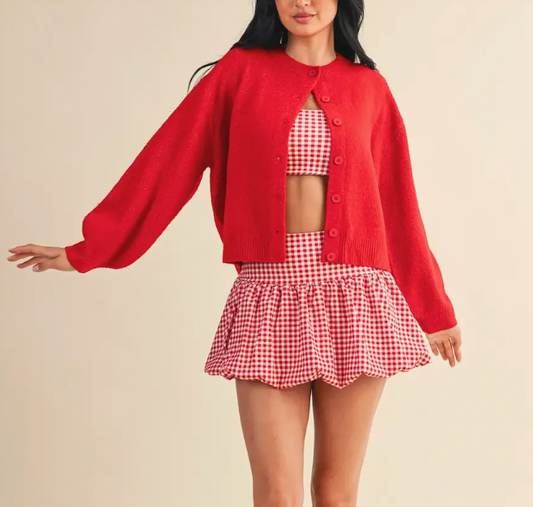 Red Cardigan