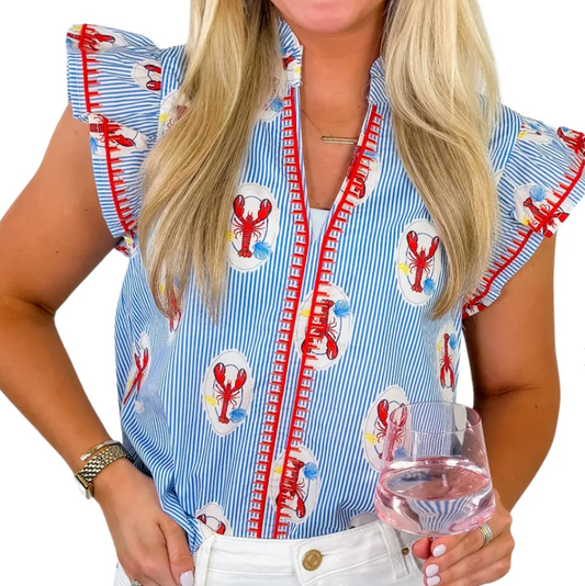 Lobster Print Top