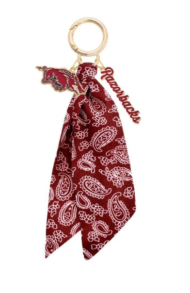Arkansas Razorbacks Bag Charm