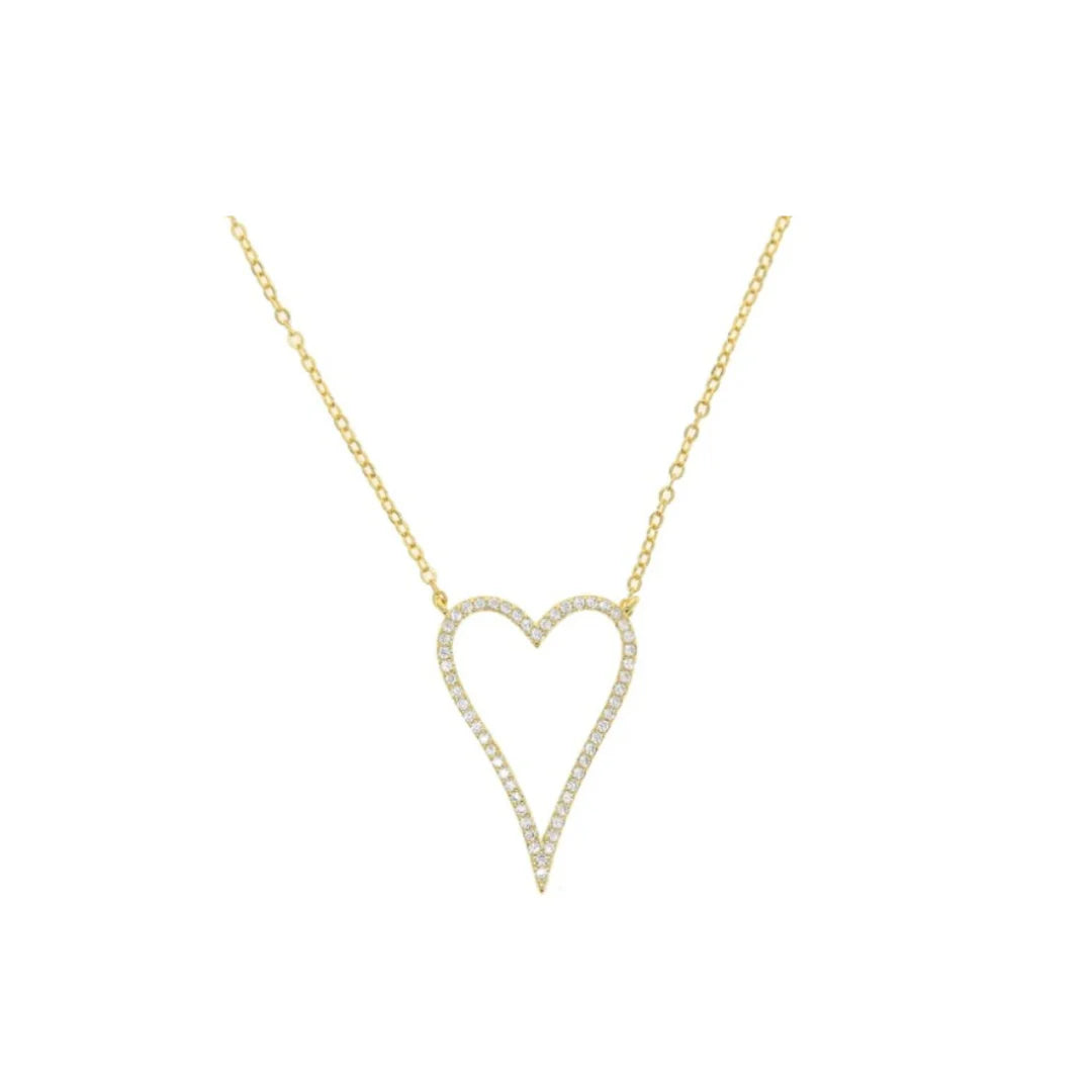 AC Open Heart Necklace