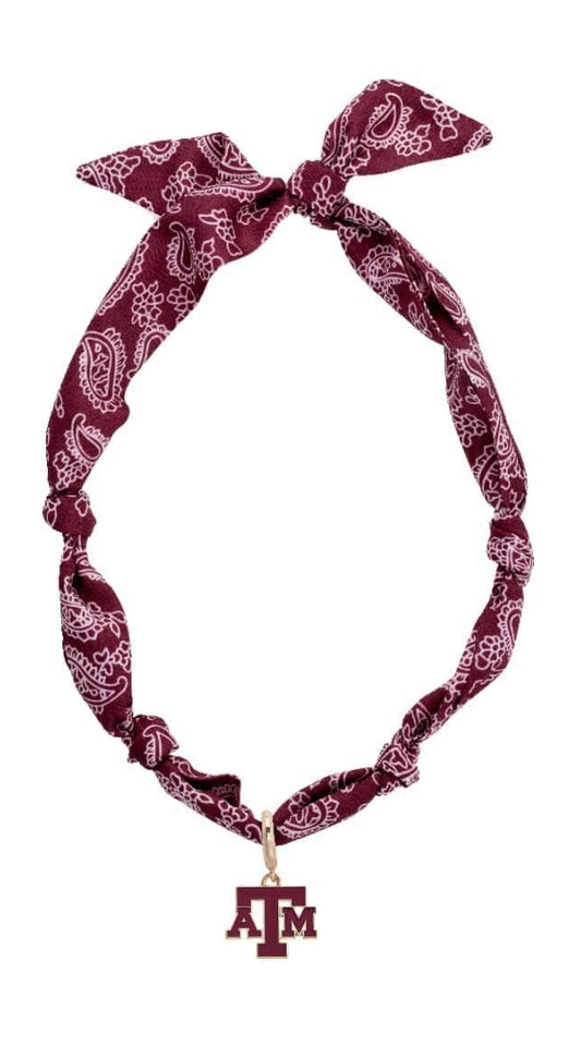 Aggies Bandana Scarf Necklace