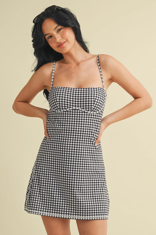 Checkered Workout Dress
