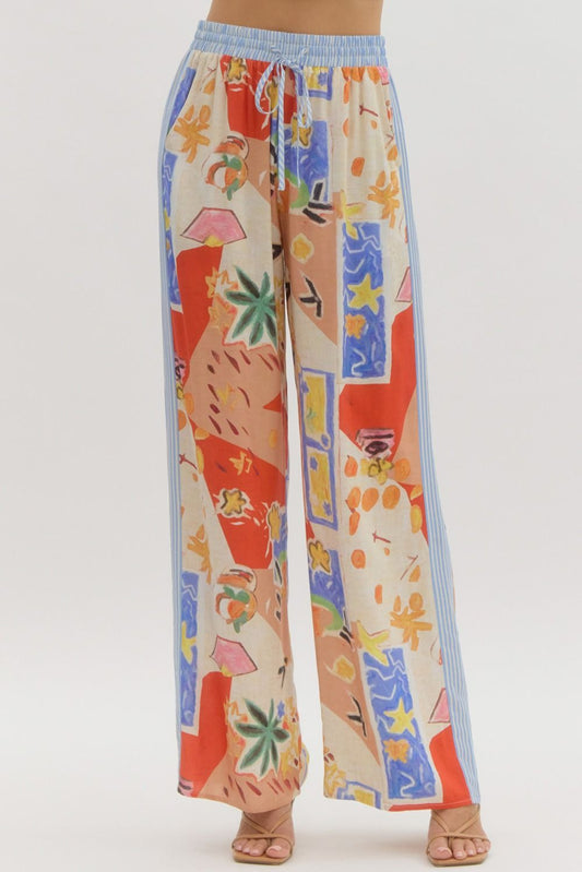 Floral Resort Pants