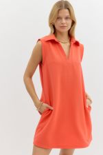 Collared Mini Dress
