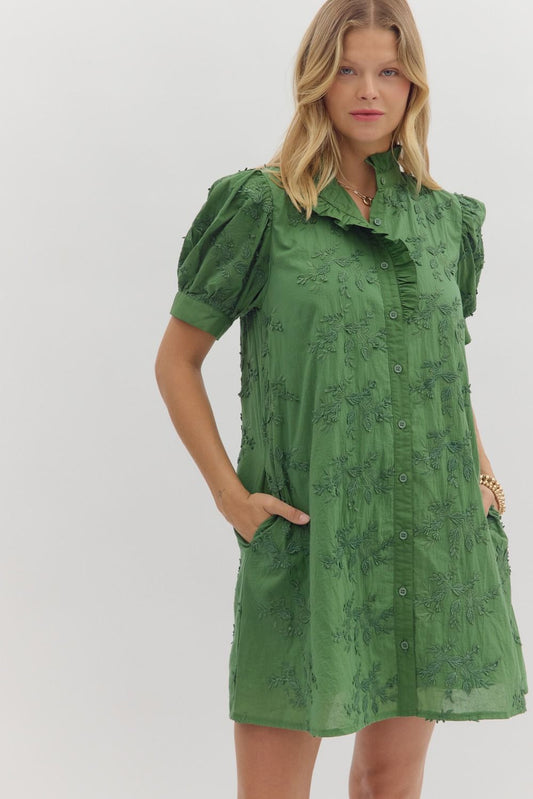 Green Mini Dress