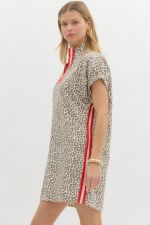Red Leopard Mini Dress