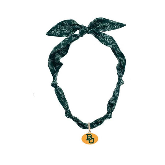 Baylor Bears Logo Bandana Scarf Necklace