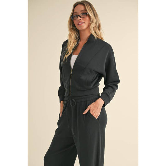 Black Super Soft Air Scuba Jacket